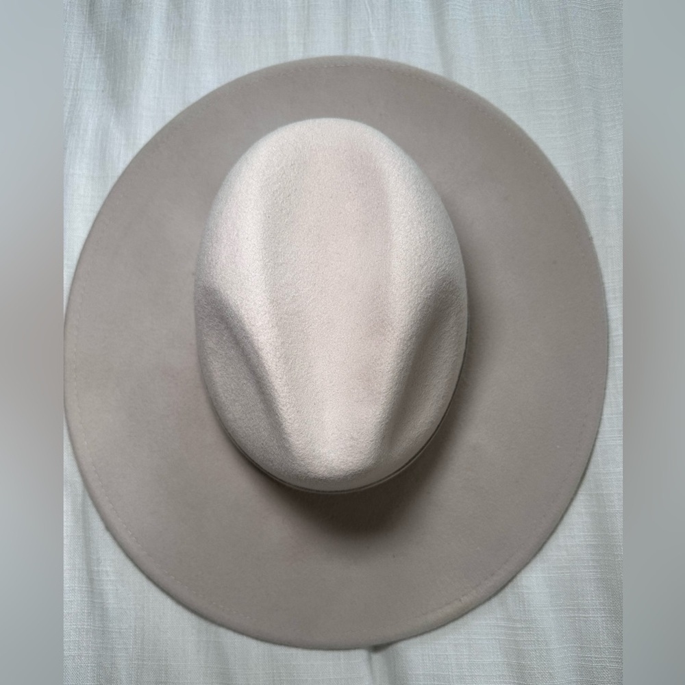 Free People 100% Wool Rancher Hat in Bone - Picture 11 of 16